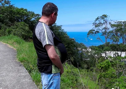 Stepdaddy Pissing in Public