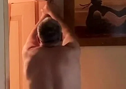 Working Out After Playing with My Cock