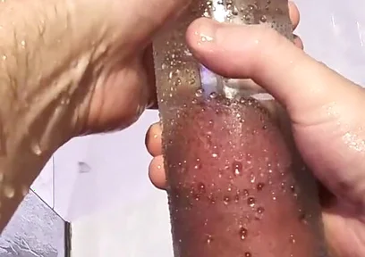 POV Morning Cock Pump with a Big Bear Body