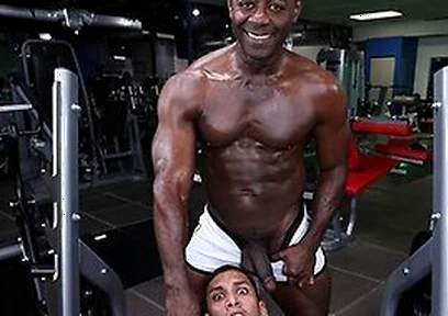 Leo Silva And Aaron Trainer In Aaron Puts Leo To The Ultimate Test, And The Young Stud Passes With A Deep, Hard Pounding