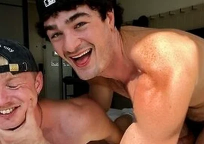 American Jock Breeds British Twink With A Fat Ass