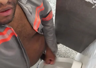 Toilet Masturbating