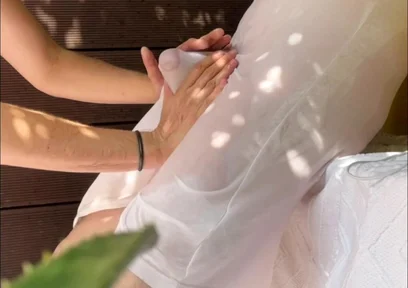 A Boy Has Fun Watering His Friend's White T-shirt and Exposing His Smooth Ass and Big Cut Cock