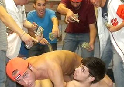 Frat Initiation Gets Wild As College Twinks Drop To Their Knees For A Big Cock