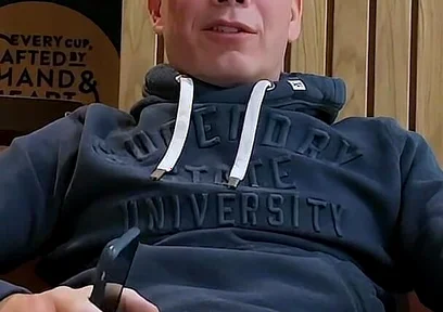 Dared to Jerk off in Busy Coffee Shop - Intense Public Cum