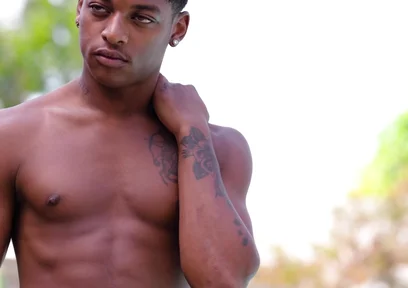 Michael Boston And Ty Santana In Interracial Jockstrap Action