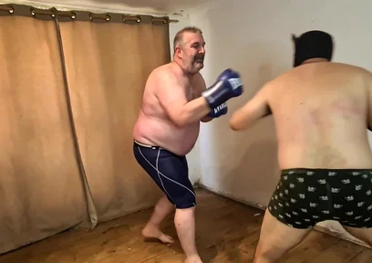 Silver Stepdaddy Boxer Vs Heterofighter - Dirty Boxing Heat