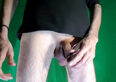 Just a T-shirt and Quite a Bit of Precum