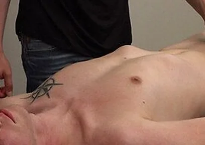 Colin Tanners Big Cock Stroked In Gay Oil Massage