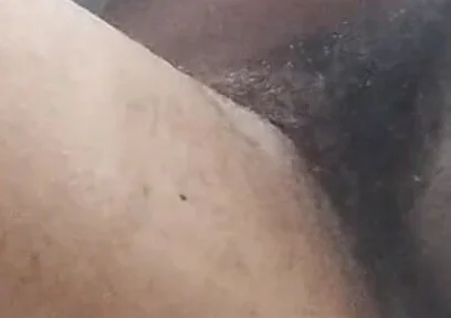 Full Erection of My Uncut Black Hairy Thick Cock and Masturbating Fastly