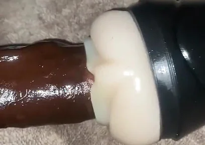 Fucking Torch Fake Pussy Cumming Hard