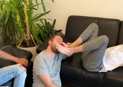 Two Twinks Feet Licked