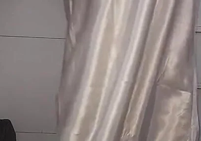 Satin White Long Lingerie Fetish Cum