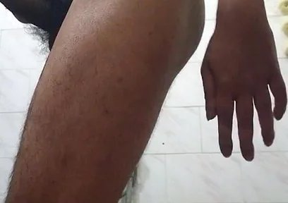 Indian Teen Femboy with Phimosis Dick Jerking and Stroking in the Bathroom Until Cum