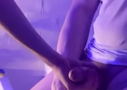 Amateur Boy Squirting Piss on His Step Dad and Sucking His Thick Cock (and Spitting on It) in the Bathroom