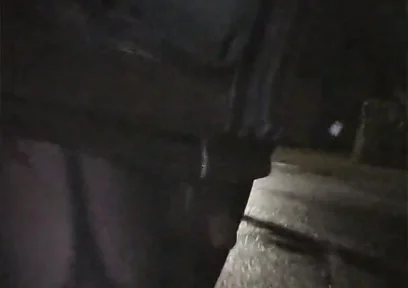 Hot Rainy Walk (garters and Bulge Meggings)