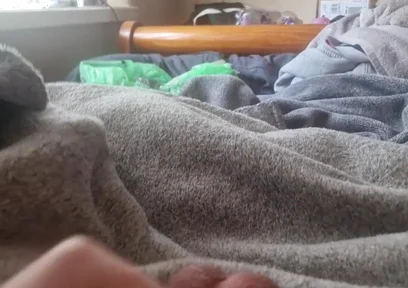 Wanking Big Cock with Tight Ballring