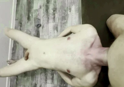 The Fat Man Got Excited and Cummed Twice in the Guy's Mouth.