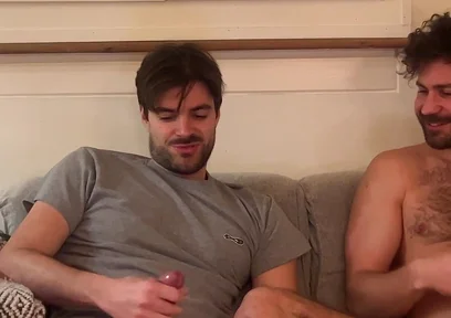 Straight Friend Got First Time Jerked of by Gay Friend