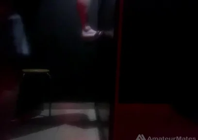 Amateur Guys Caught Having Fun in Darkroom and Through Glory Hole