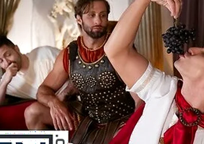 Caesar Mrdeepvoice Rides Dom Kings Gladiator Cock Like A True Emperor On His Throne