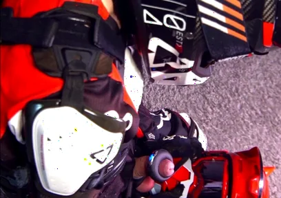 A Vibrating Ring Made Me Cum Hands-free on My Friend's Helmet.