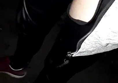 Winter Hike with a Piss-soaked Rubber on My Dick