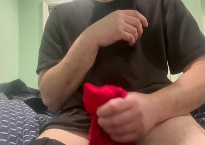 Stepdaddy Jerking off Into Stepdaughter Panties