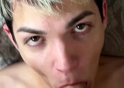 I Cum on His Face with My Hot and Sweet Cum!