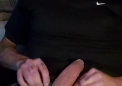 Edging Smoking Cum on Shirt