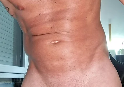 Big on My Belly After One Hell of an Ejaculation