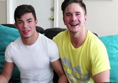 Julian Rodriguez And Zach Douglas - First Time Gay Sex