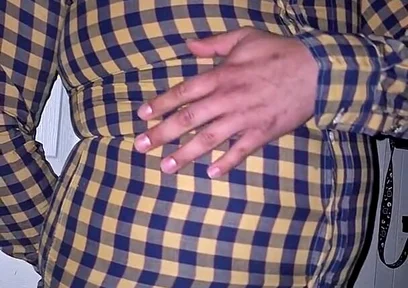 Popping My Button up on My Belly