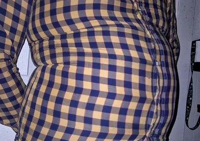 Popping My Button up on My Belly