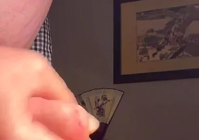 Playing with My Cock at My Desk Again