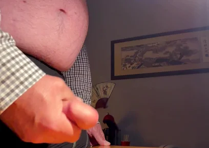 Playing with My Cock at My Desk Again