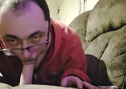 Me Blowing My Dildo