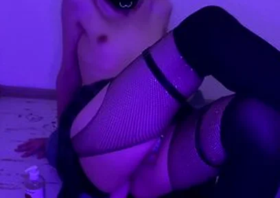 Femboy In Chastity Cage On Big Dildo