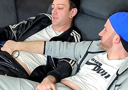 Sniffing Sneaker, Socks And Feet And Cum On Them