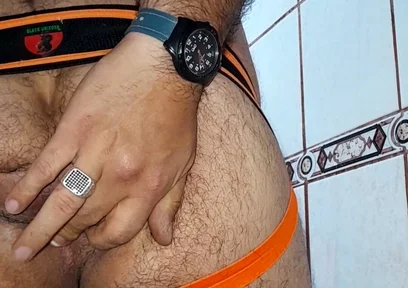 Masturbate Usin Sexy G Jocktrap Until Cumm