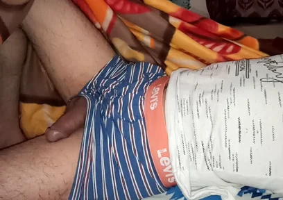 Wow First Time I Touch My Stepbrother Cock Penis by Underwear