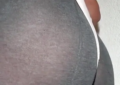 Nice Nylon Ass Posing and Spanking