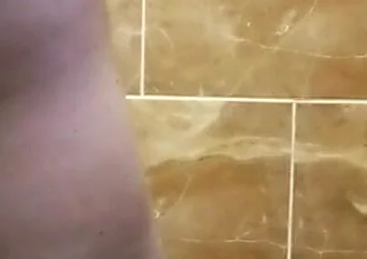 Some Scenes of Cutting Hair in the Toilet with the Door Closed