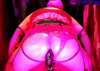 Twerking in a Miniskirt While Riding My Dildo 4