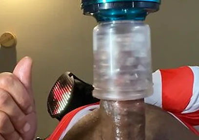 Automasturbator Milks Out A Moaning Cumshot From Masked Man