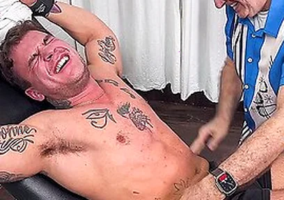 Daddy Dom In Muscled Nola Laughs Hard While Being Tickled By His Dom Stepdaddy