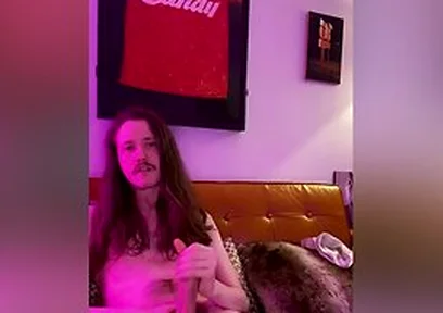 Hot Skinny Boy Jerks His Thick Cock On The Couch And Cums For You