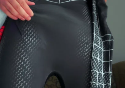 Miles Morales Spider-man Cosplay Jerking off and Cumming