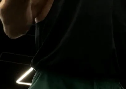 Doing a Biceps Curls with a Straight Barbell