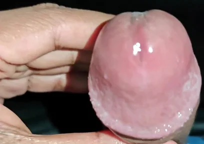 Just Slowly Edging My Cock. It's Absolutely Drenched in My Pre-cum.